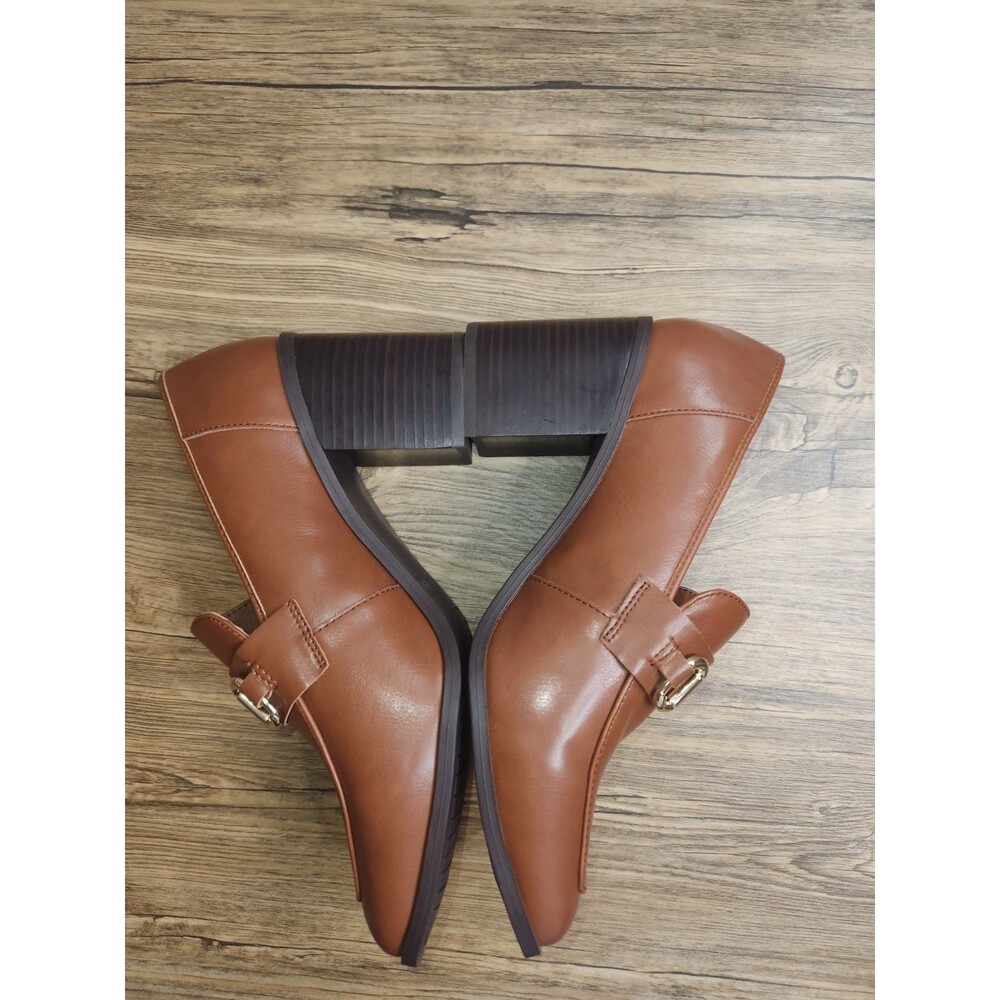 Lauren Blakwell "Neil Cognac Pumps Women's Size 10 Medium - Picture 16 of 16
